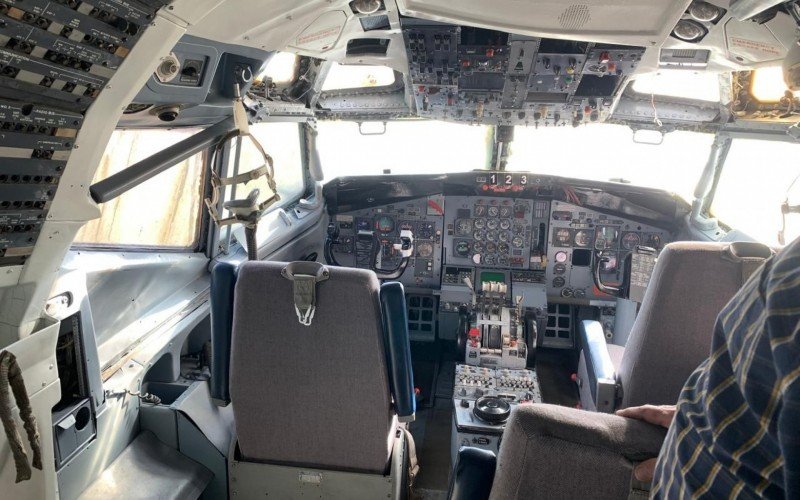 Cabine do Boeing 727