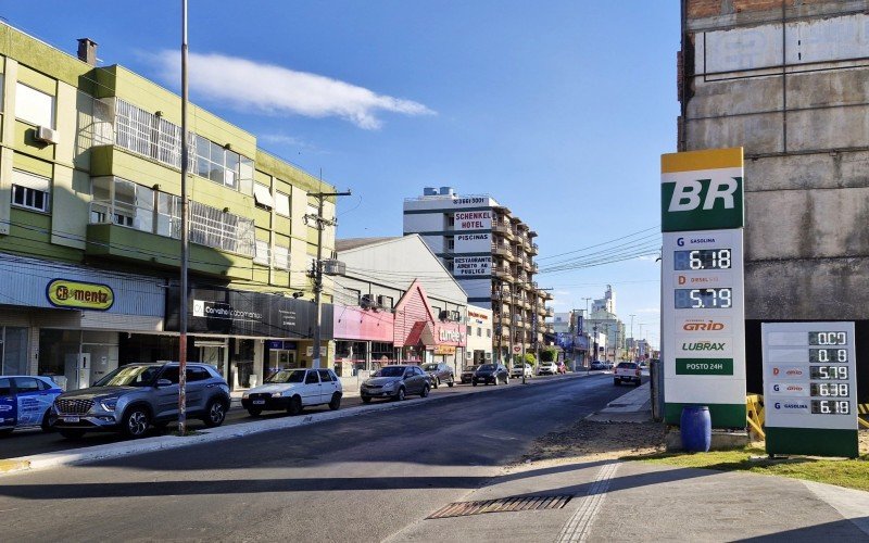 Gasolina vendida a R$ 6,18 em Tramandaí
