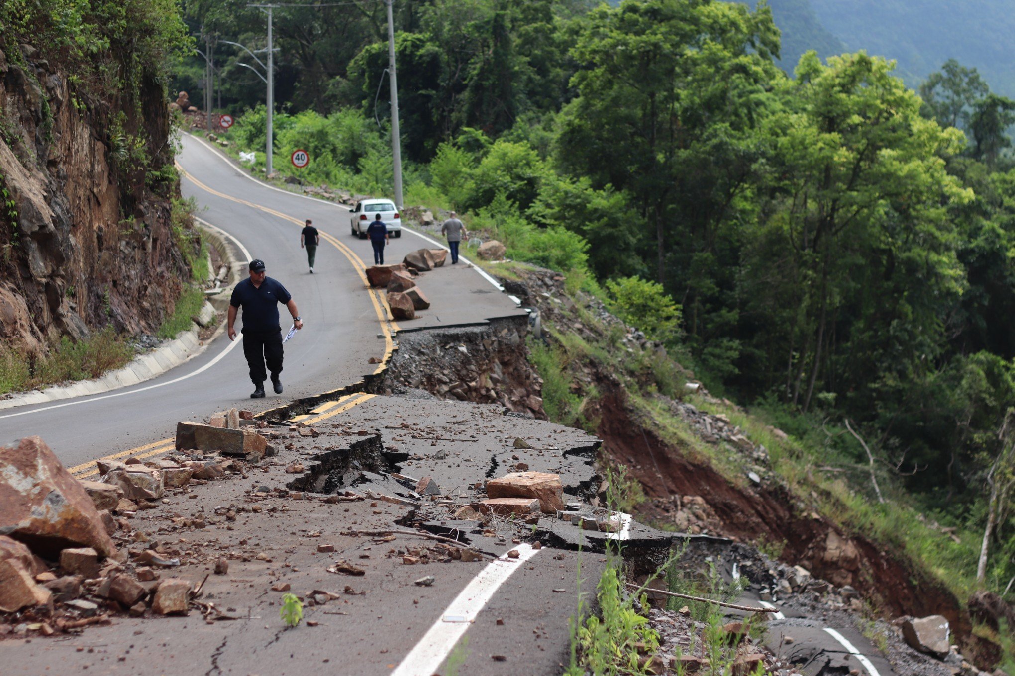Trecho da Rota Panorâmica em Canela está parcialmente interditado