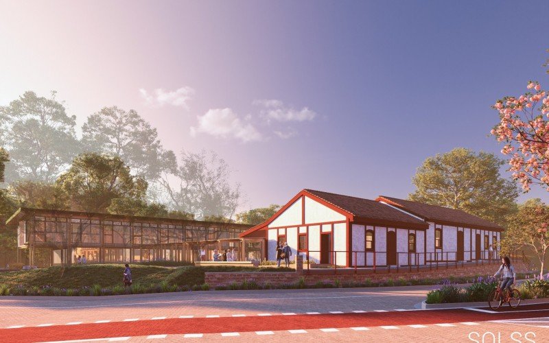O projeto elaborado via Iconicidades prevê a restauração da Casa do Imigrante e também novos espaços para o público