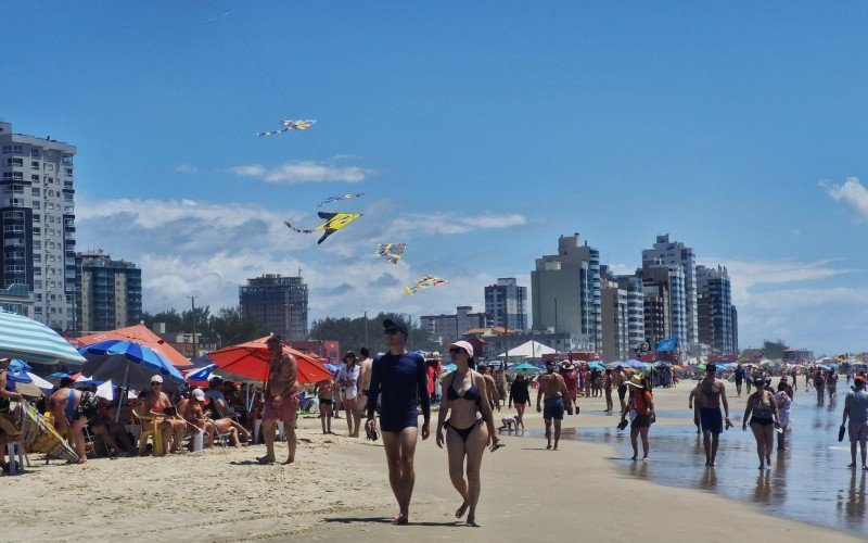 Dia quente em Tramandaí nesta quarta-feira (22)