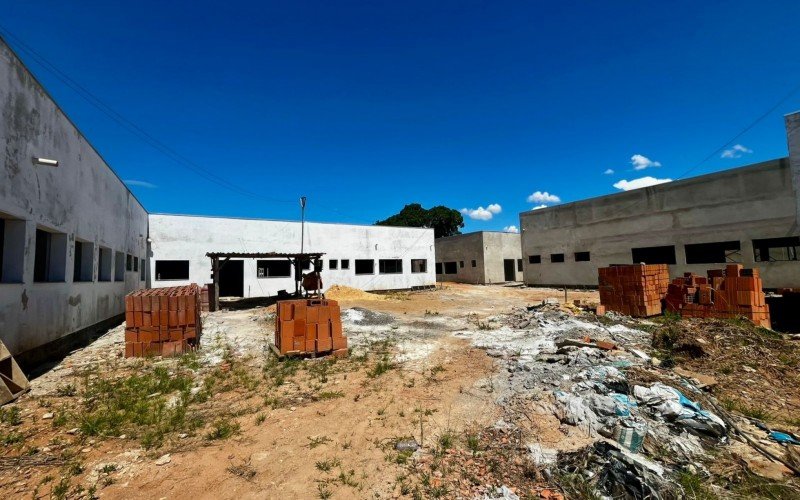 Nova sede do 33º Batalhão da Polícia Militar está sendo erguida no bairro Nova Sapucaia