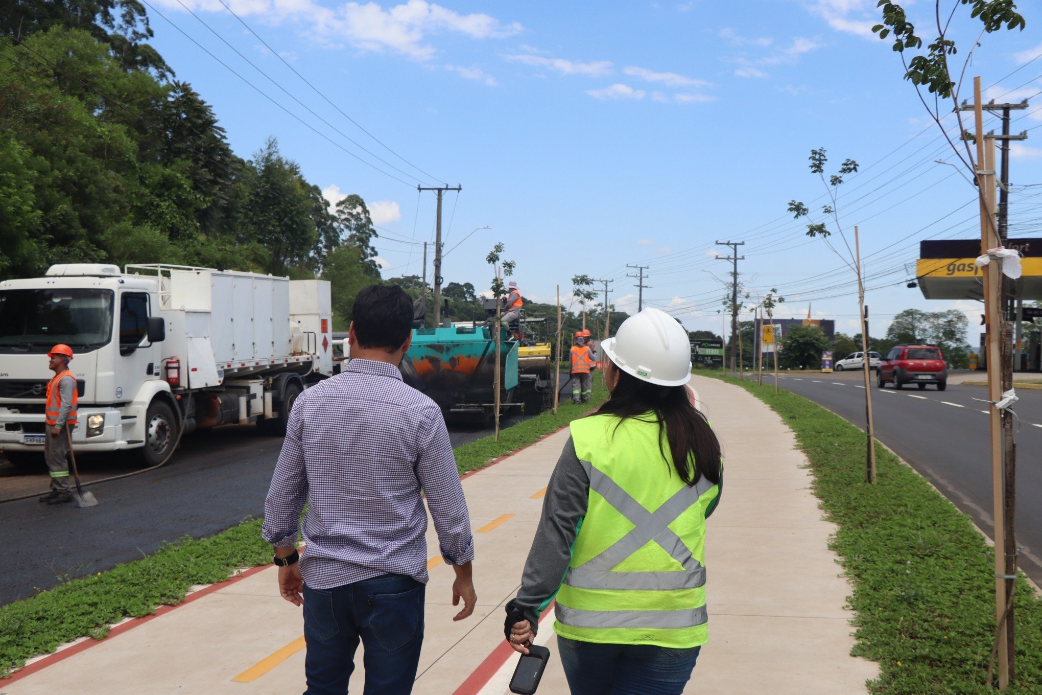 Estância Velha redobra fiscalização e monitora circulação de veículos em caminhódromo recém-construído