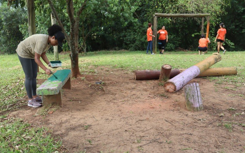 Missão Calebe reuniu integrantes da Igreja Adventista na revitalização de praça no Boa Vista, em São Leopoldo