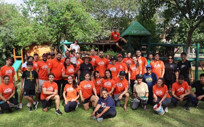 Missão Calebe reuniu integrantes da Igreja Adventista na revitalização de praça no Boa Vista, em São Leopoldo