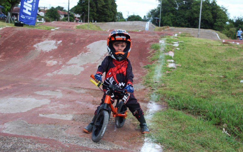 Davi, de 3 anos, participou da primeira corrida | abc+