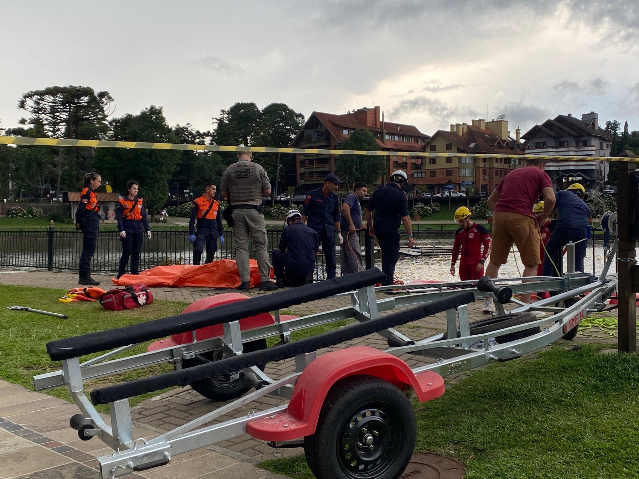 VÍDEO: Identificado jovem que foi encontrado morto em lago de Gramado