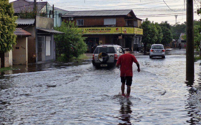 Ruas alagadas em Novo Hamburgo após termporal | abc+