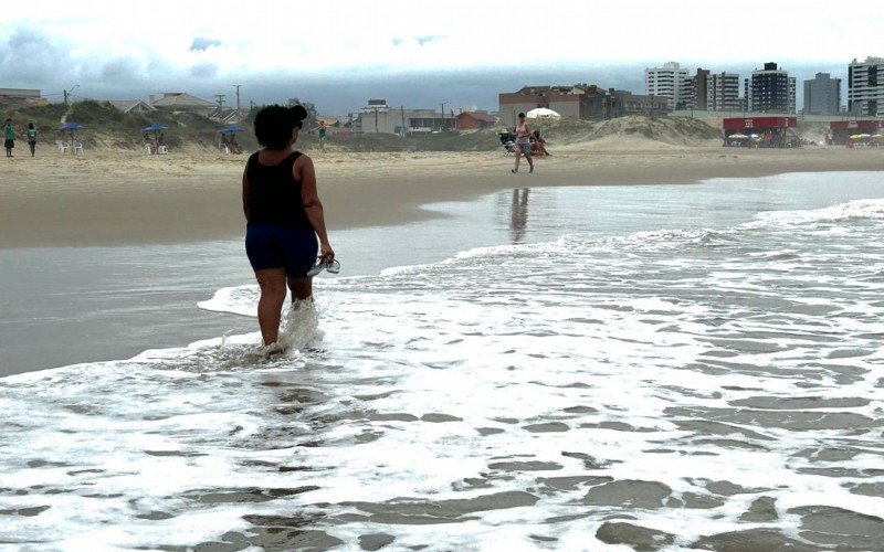 Praia de Tramandaí na manhã desta quinta-feira, 30 de janeiro | abc+