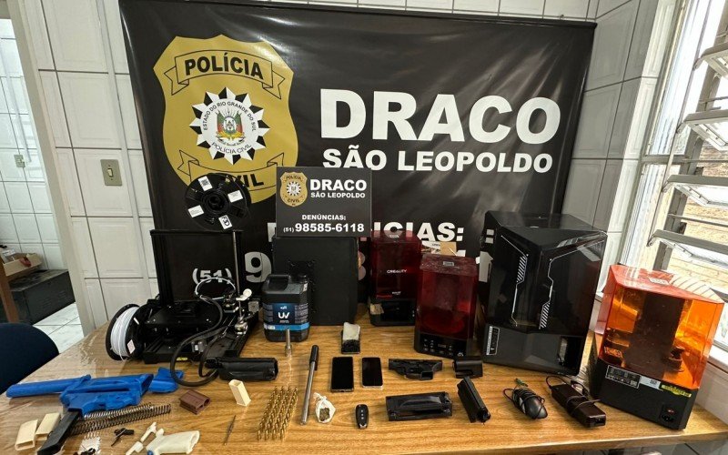 Operação da Delegacia de Repressão às Ações Criminosas Organizadas (Draco) de São Leopoldo foi desencadeada nesta sexta-feira (31)