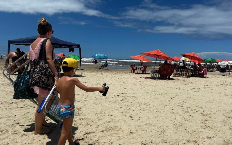 Sol abriu na beira-mar de Tramandaí nesta sexta-feira, 31 de janeiro | abc+