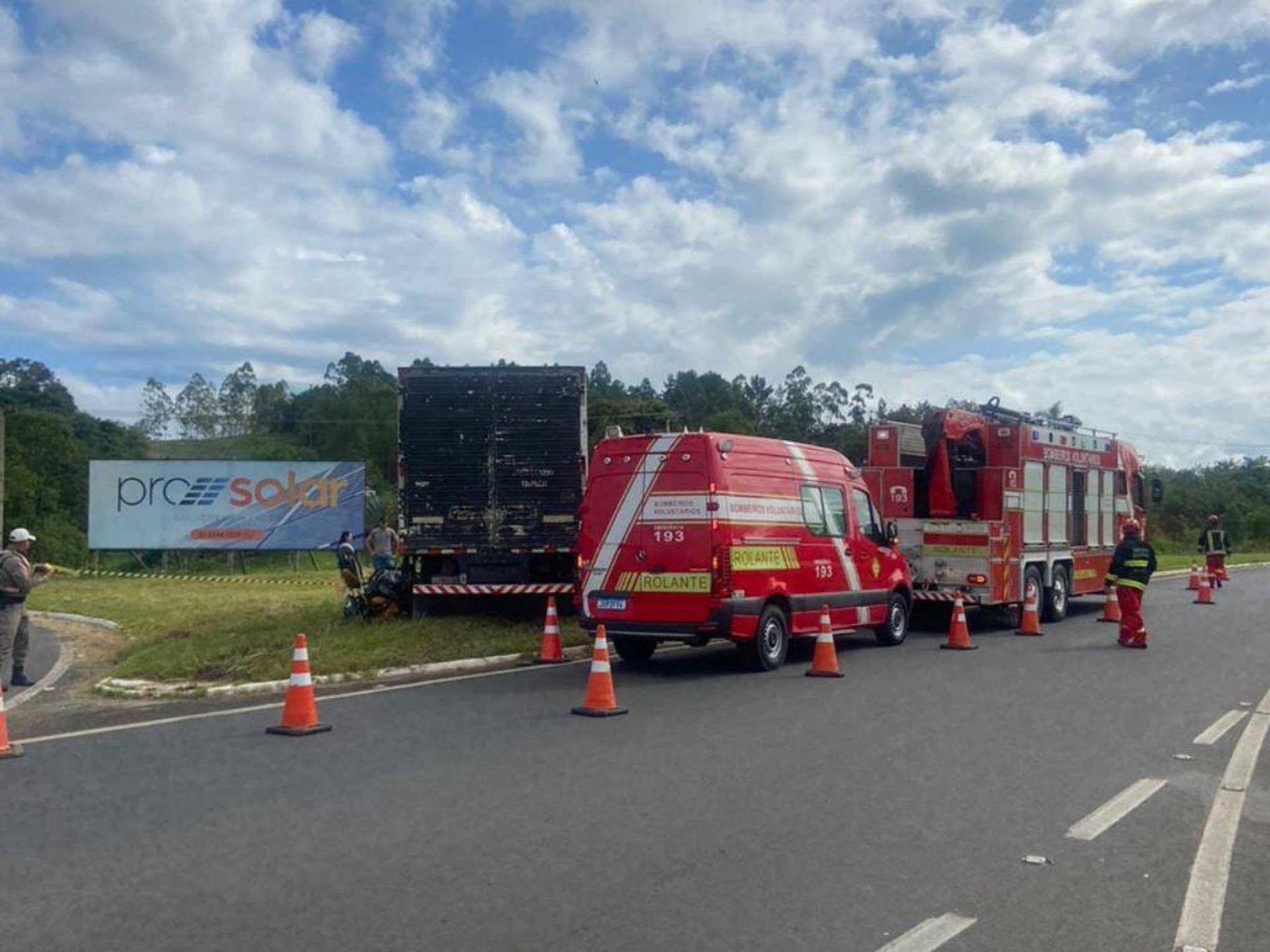 RS-239: Identificado homem que morreu em acidente entre moto e caminhão
