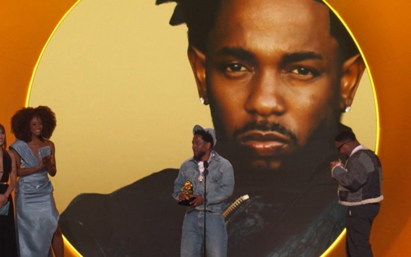 O rapper Kendrick Lamar venceu 5 prêmios do Grammy 2025 | abc+