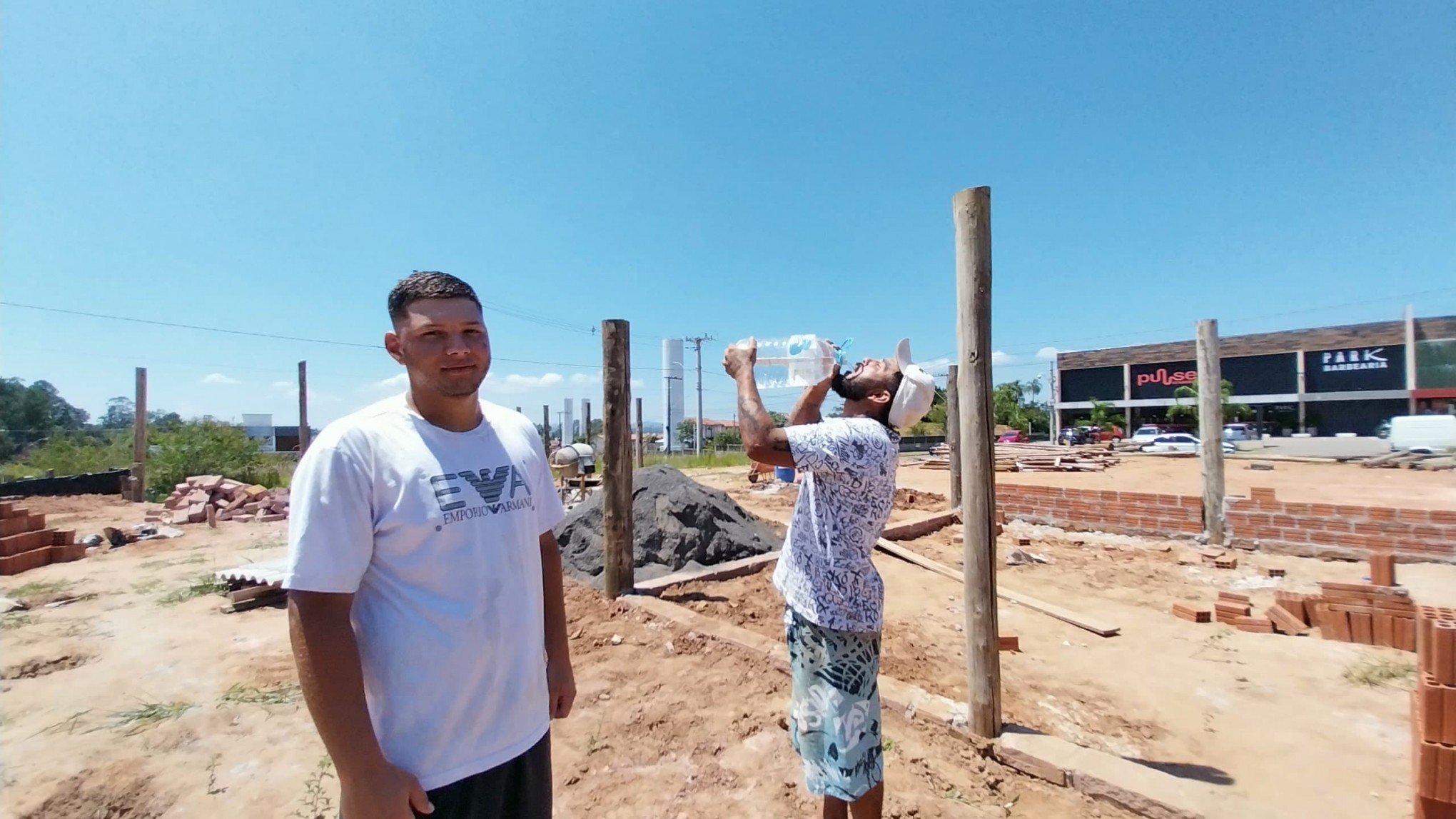 Lemos e Nunes consomem bastante água em obra | abc+