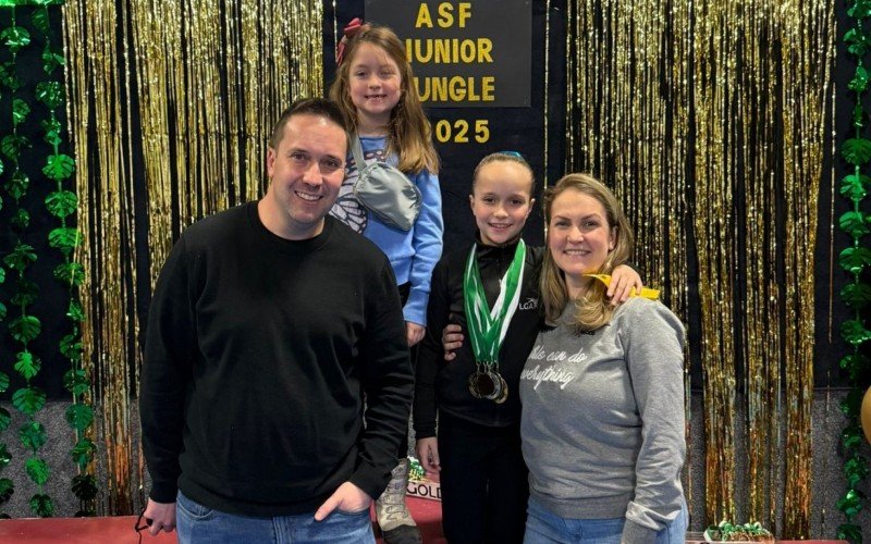 Aos 9 anos, Helena já conquistou medalhas na ginástica