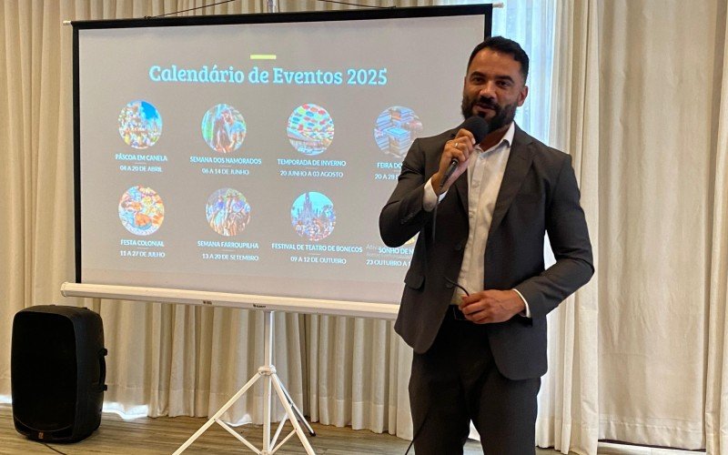 Secretário de Turismo e Cultura de Canela, Rafael Carniel