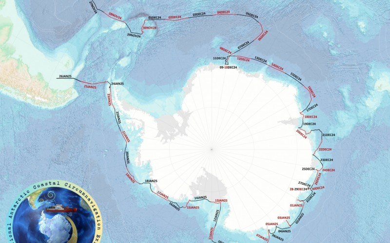 Mapa mostra os impactos do aquecimento global nas geleiras da Antártica | abc+