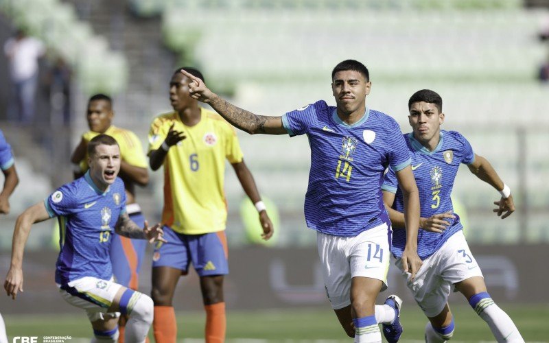 Iago Teodoro marcou o único gol do Brasil na vitória sobre a Colômbia | abc+