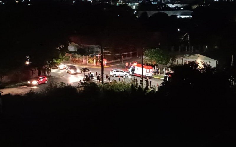 Carro colide em viatura da BM em Ivoti