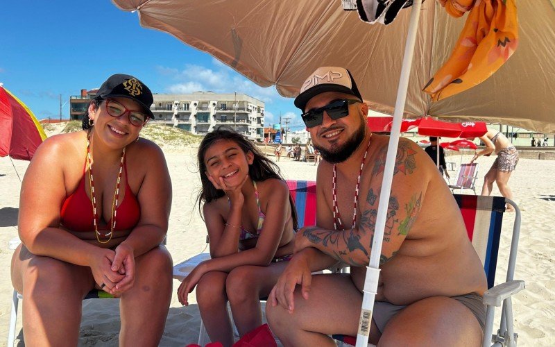 Naãma, a filha Cristal e o marido Tiago são de Campo Bom | abc+