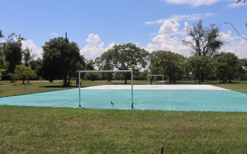 Dentre as melhorias no Parque do Trabalhador, estiveram a constru&ccedil;&atilde;o da quadra de Beach Sports e as revitaliza&ccedil;&otilde;es das quadras de basquete e de futebol