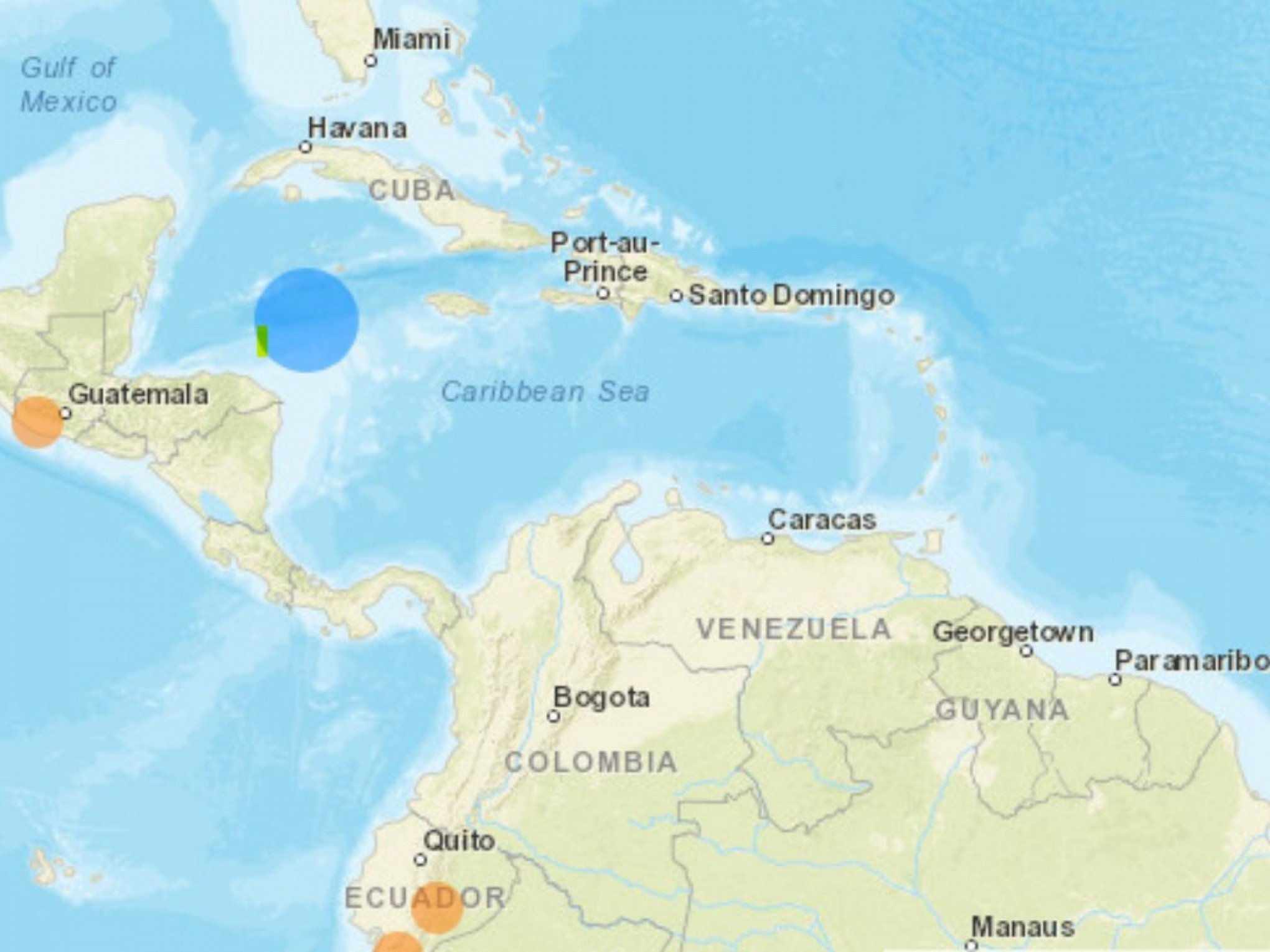 Terremoto de magnitude 7,6 atinge Caribe e muda alerta de tsunami para América Central