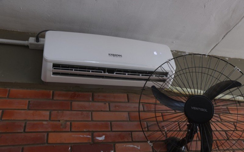 Ar-condicionado e ventilador em escola estadual  | abc+