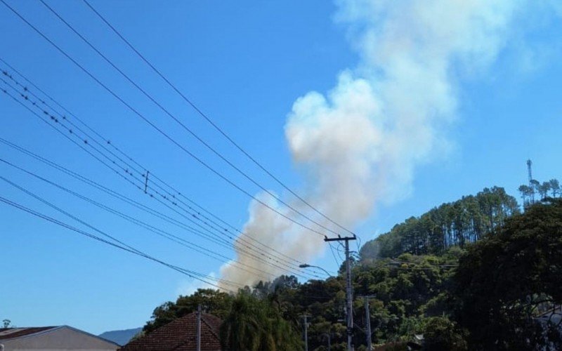 Incêndio em área de mata em Rolante | abc+