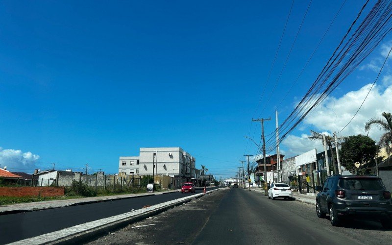 Obras na Avenida Paraguassú, em Xangri-Lá