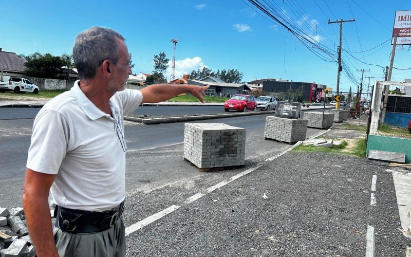 Obras na Avenida Paraguassú, em Xangri-Lá