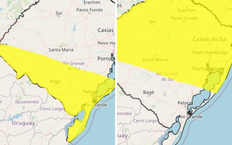 Alertas de tempestade para o Rio Grande do Sul começam na tarde desta terça-feira | abc+