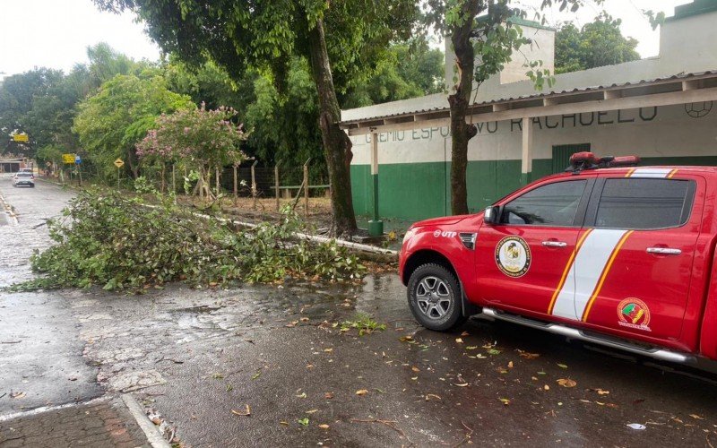 Estragos em São Sebastião do Caí 