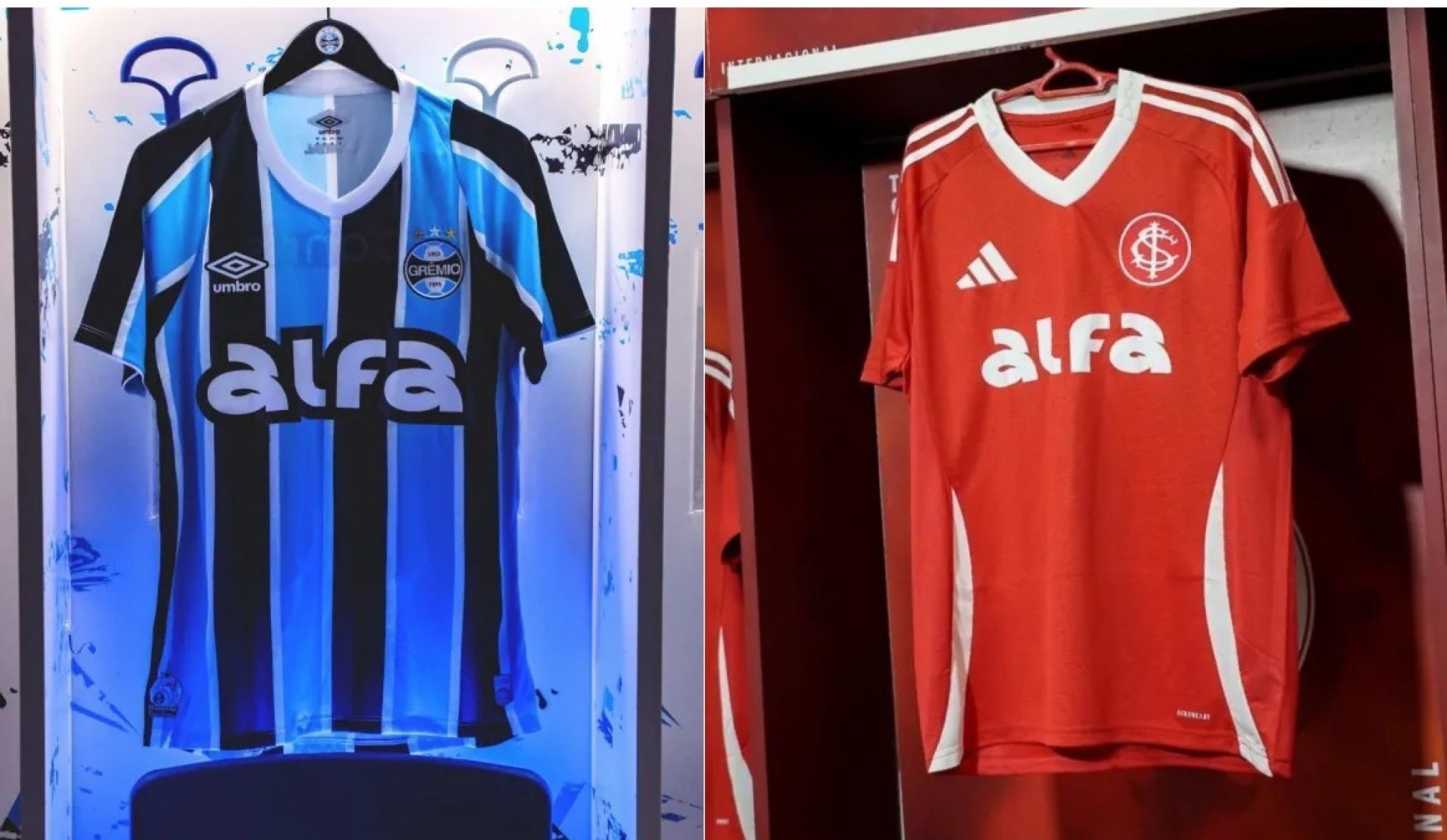 Grêmio e Inter anunciam novo patrocínio máster