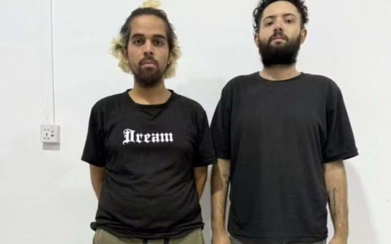Luckas Viana dos Santos, de 31 anos, e Phelipe de Moura Ferreira, de 26 anos, conseguiram fugir do trabalho escravo em Mianmar no último sábado (8) | abc+
