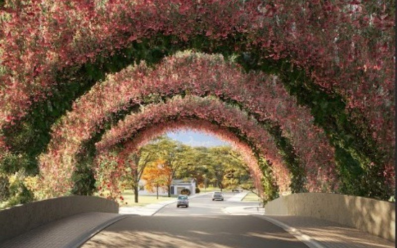 Condomínio Jardim da Serra, em Canela, terá túnel de flores