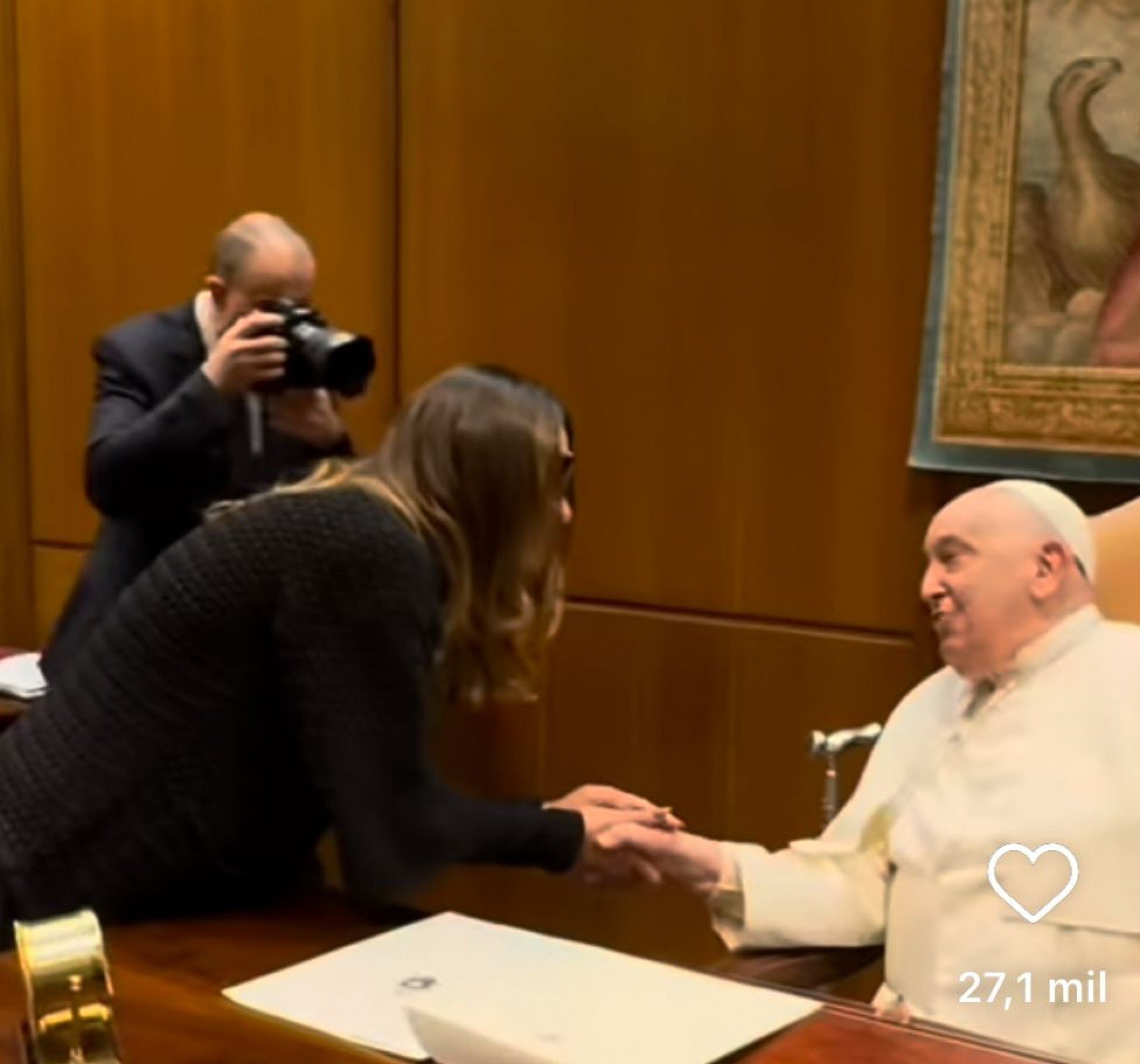 Janja encontra Papa Francisco em Roma; saiba como foi