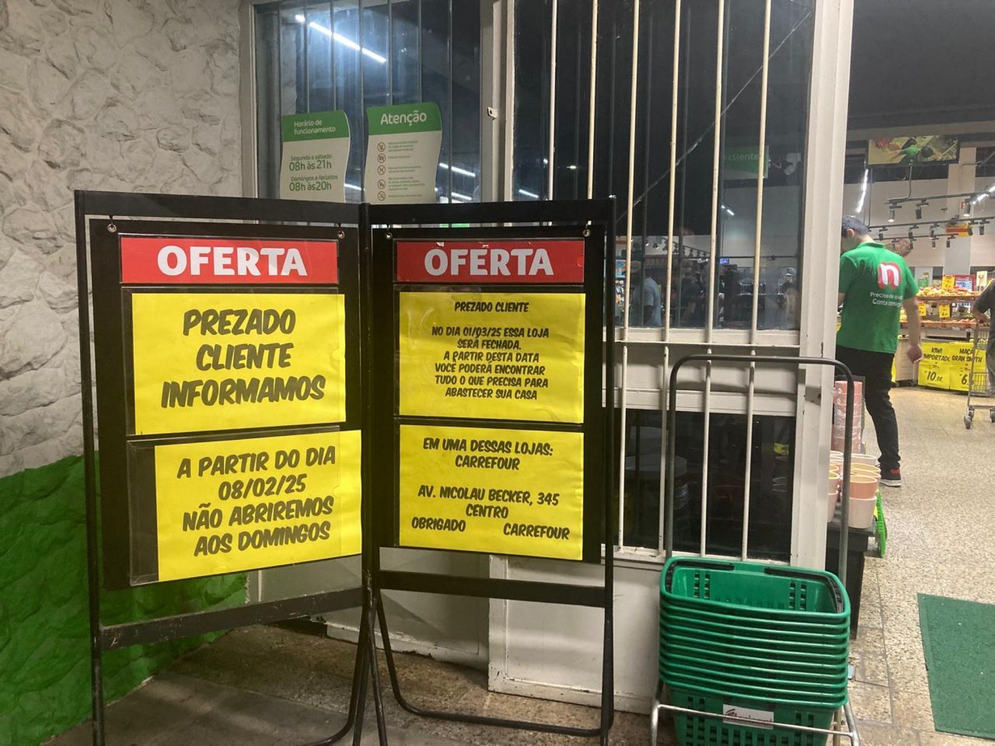 Bandeira nacional de supermercado é extinta em Novo Hamburgo; entenda