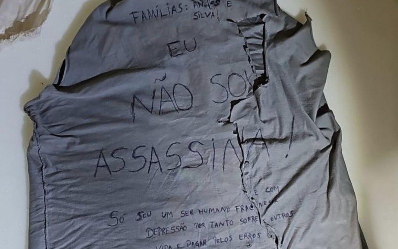 Deise escreveu mensagens desconexas em camiseta enquanto estava na Penitenciária de Guaíba | abc+