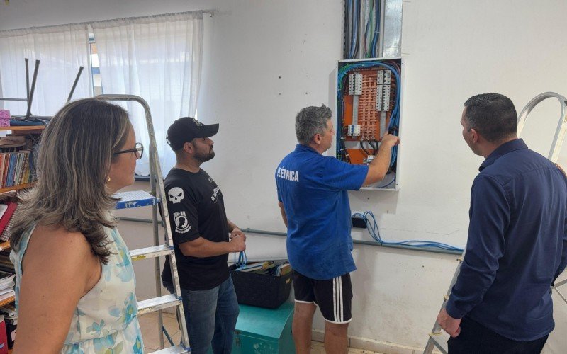 Obras são realizadas para adequar as escolas | abc+