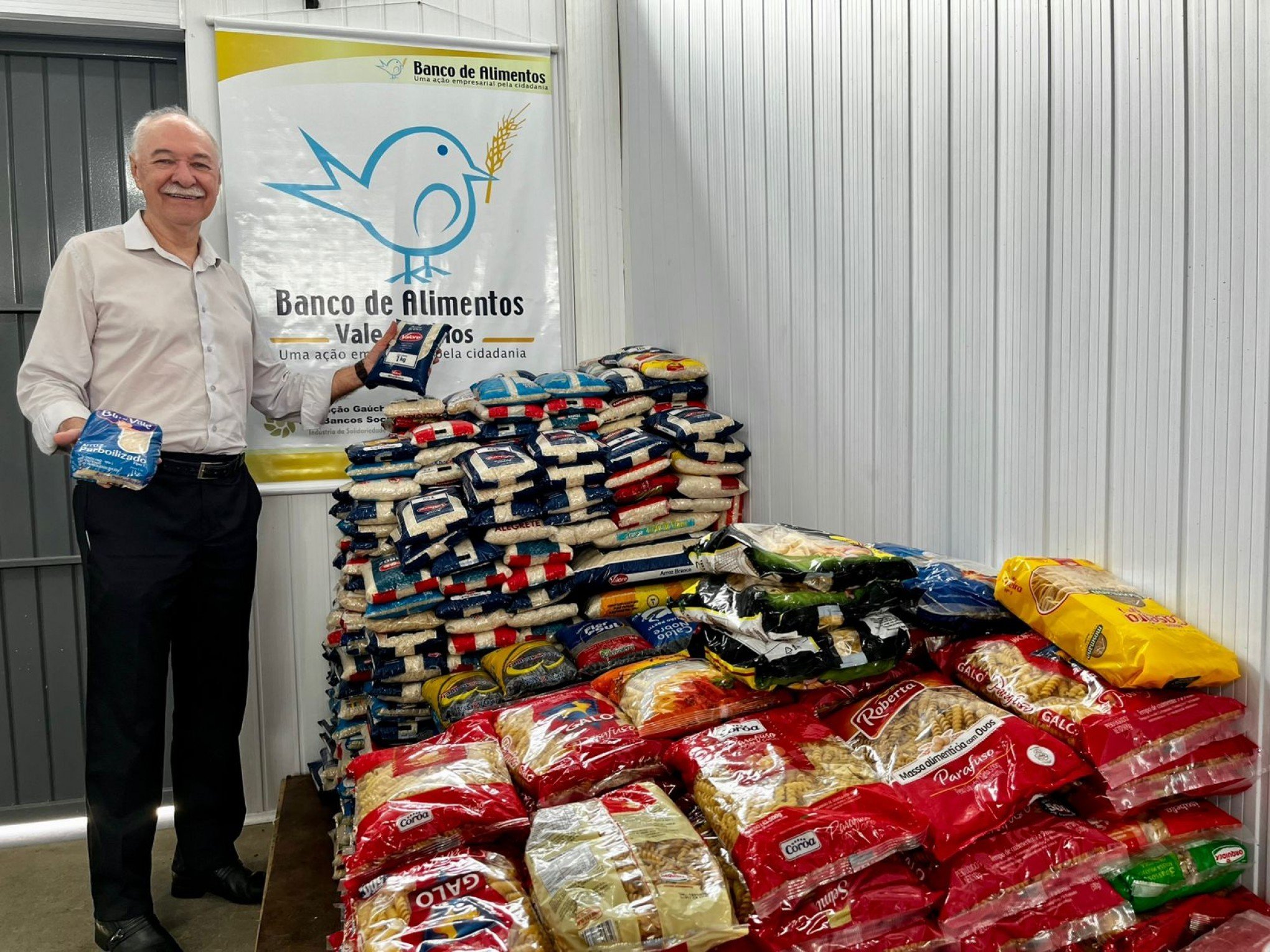 Em endereço provisório, Banco de Alimentos do Vale planeja atividades e busca doações