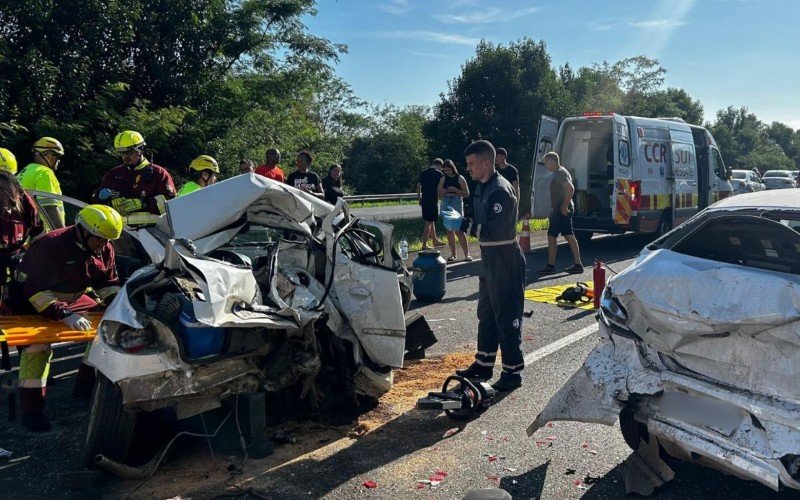 Acidente na BR-290 (free way) na manhã deste sábado (15)  | abc+