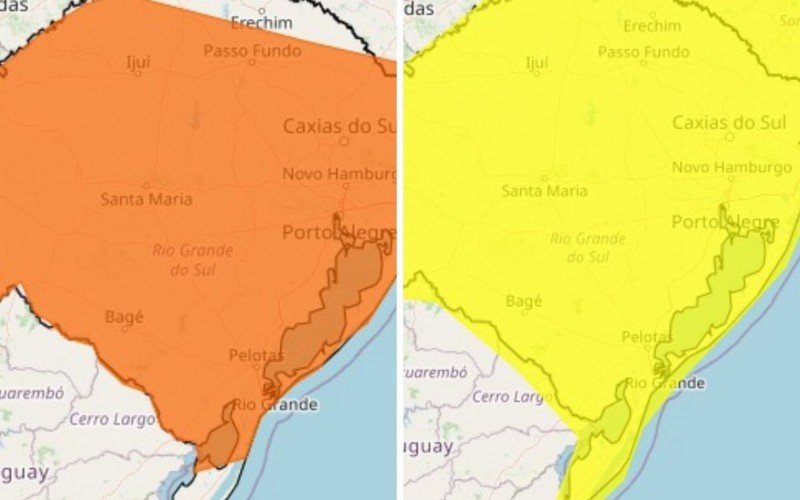 Inmet emitiu dois alertas para tempestades no RS neste domingo (16) | abc+