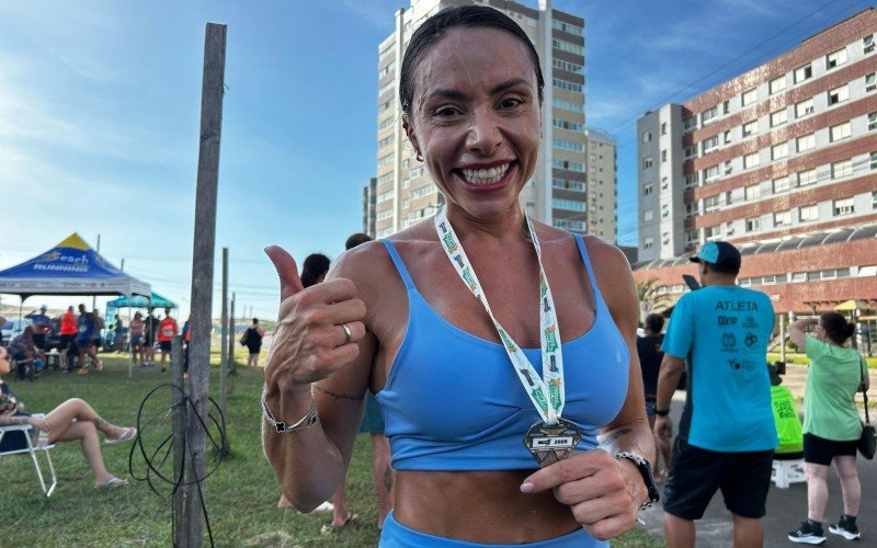 Andrine Azevedo foi a campeã geral dos 3 km