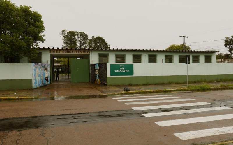 Emef Gonçalves Dias foi muito atingida durante a enchente de passou reformas ano passado e em janeiro