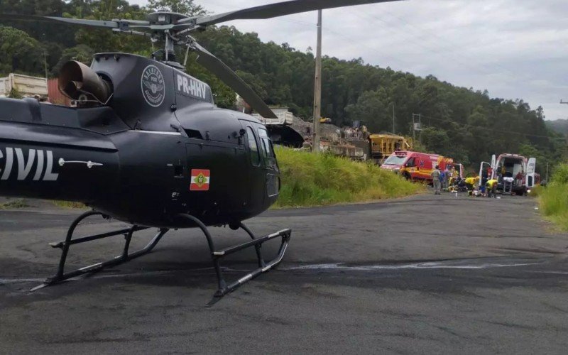 Atendimento a explosão em Santa Catarina | abc+