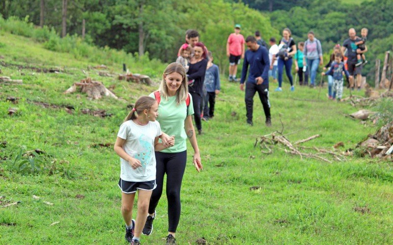 Trilha infantil em Nova Petrópolis