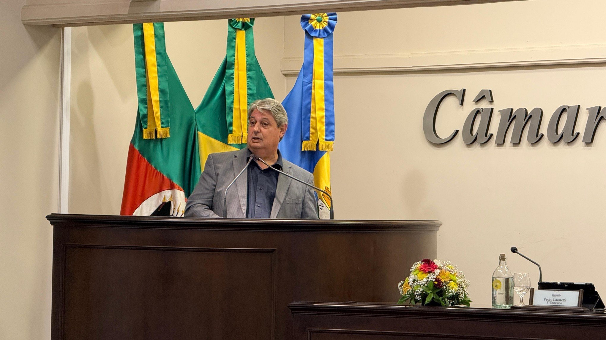 Primeira sessão da Câmara de Gramado no ano tem presença do prefeito; confira