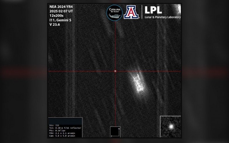 Imagens mostram o asteroide 2024 YR4 | abc+