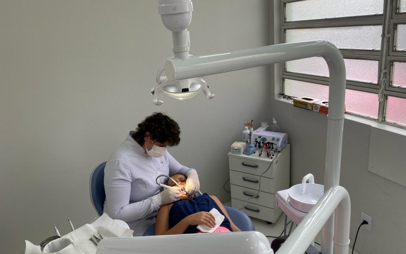 Eduarda visitou a dentista 