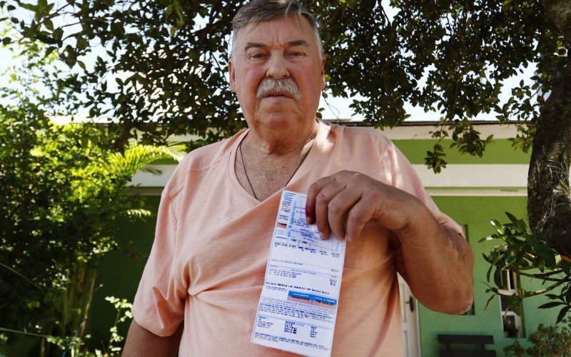 Ademir Zibetti está insatisfeito com a prestação de serviços da Corsan